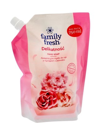 ORKLA FAMILY FRESH Pielęgnacyjne mydło do rąk z wyciągiem z jedwabiu Delikatność 750 ml - zapas