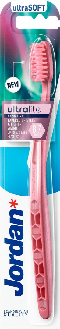 ORKLA Jordan Ultralite Szczoteczka do zębów Sensitive - ultra soft 1szt - mix kolorów