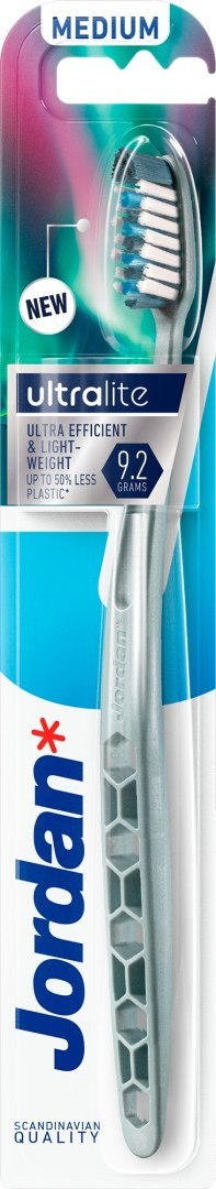 ORKLA Jordan Ultralite Szczoteczka do zębów - medium 1szt - mix kolorów