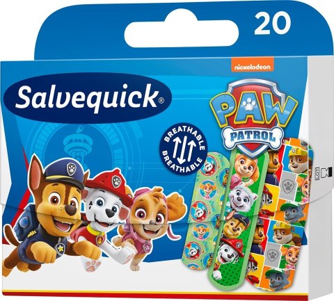 ORKLA Salvequick Plastry opatrunkowe dla dzieci Paw Patrol 1op.-20szt