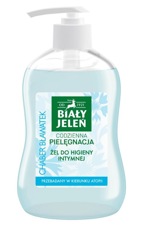 POLLENA Biały Jeleń Codzienna Pielęgnacja Żel do higieny intymnej - Chaber Bławatek 500ml