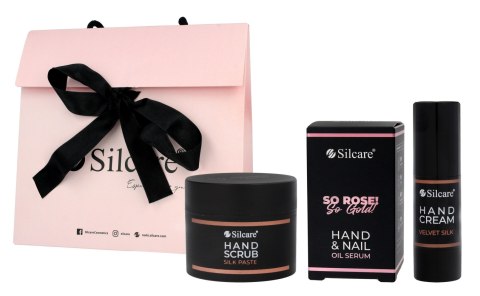 SILCARE Silcare Zestaw do pielęgnacji dłoni i paznokci So Rose!So Gold! 1op.