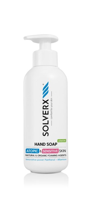 SOLVERX SOLVERX Atopic & Sensitive Skin Mydło do rąk w płynie Lemon do skóry wrażliwej 250ml