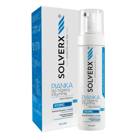 SOLVERX SOLVERX Atopic Skin Pianka do higieny intymnej do skóry atopowej 200ml