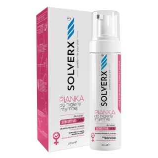 SOLVERX SOLVERX Sensitive Skin Pianka do higieny intymnej dla kobiet 200ml