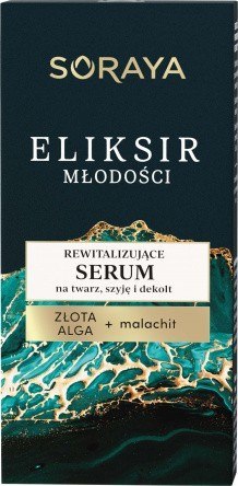 SORAYA Soraya Eliksir Młodości Rewitalizujące Serum na twarz,szyję i dekolt 30ml