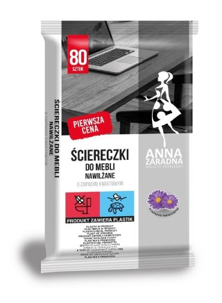 STELLA ANNA ZARADNA Ściereczki nawilżane do mebli - zapach kwiatowy