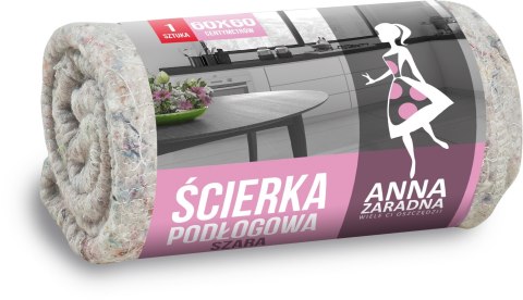 STELLA ANNA ZARADNA Ścierka podłogowa szara 60 x 60cm - 1 szt.