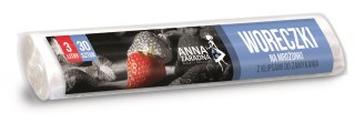 STELLA ANNA ZARADNA Woreczki na mrożonki z klipsami do zamykania 3L 1op.-30szt
