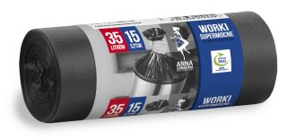 STELLA ANNA ZARADNA Worki na śmieci supermocne 35L 1op.-15szt