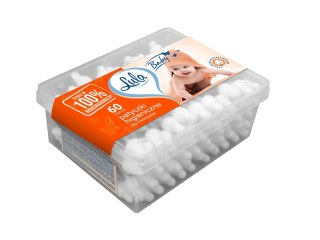STELLA LULA Baby Patyczki higieniczne dla niemowląt BIO 1op.-60szt