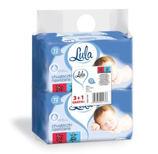 STELLA LULA Chusteczki nawilżane z Pantenolem 72szt 3+1 gratis