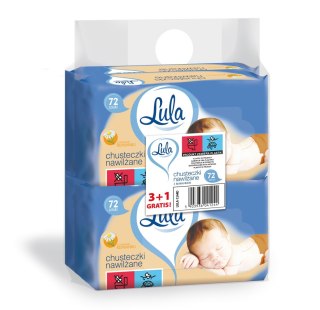 STELLA LULA Chusteczki nawilżane z Rumiankiem 72szt 3+1 gratis