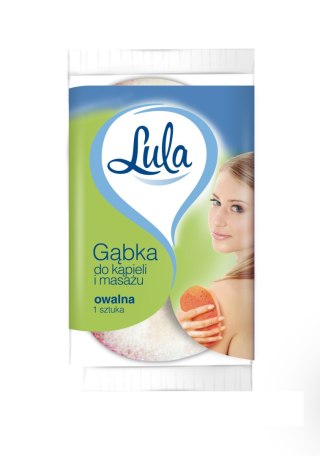 STELLA LULA Gąbka do kąpieli i masażu OWALNA