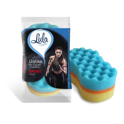 STELLA LULA Gąbka do kąpieli i masażu Sport - mix kolorów 1szt