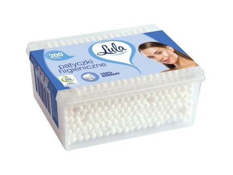 STELLA LULA Patyczki higieniczne 1op.-200 szt. BIO - opakowanie prostokąt