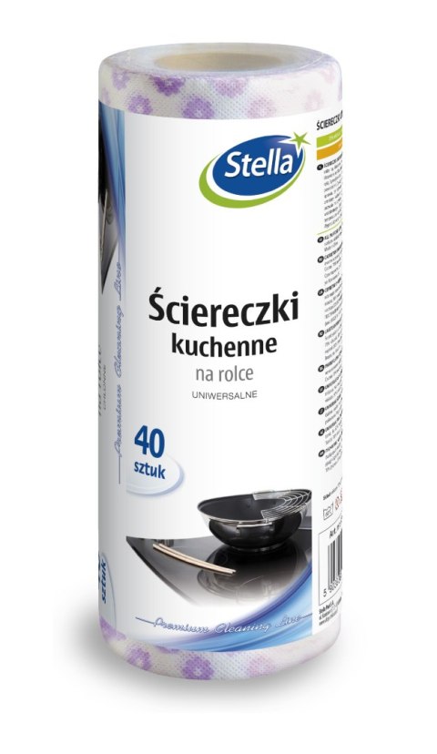 STELLA STELLA Ściereczki kuchenne na rolce - uniwersalne 1op.-40szt