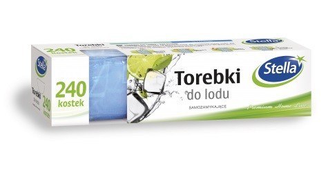 STELLA STELLA Torebki do lodu samozamykające się 240 kostek box