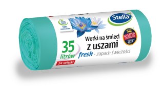 STELLA STELLA Worki na śmieci z uszami 35L - Fresh zapach świeżości 1op.-24szt