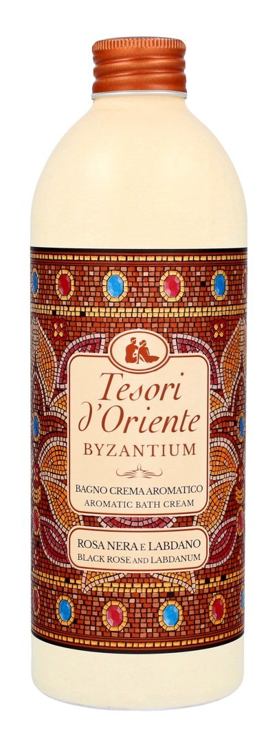 TESORI TESORI D`ORIENTE Kremowy Płyn do kąpieli Byzantium - Black Rose & Labdanum 500ml