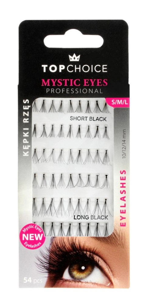 TOP CHOICE Top Choice Kępki Rzęs Mystic Eyes - mix (39423) 1op.