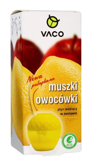VACO VACO ECO Pułapka na muszki owocówki Jabłuszko + płyn wabiący 1op.