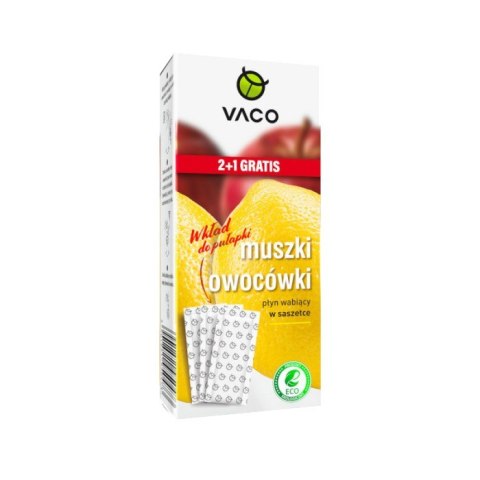 VACO VACO ECO Wkład do pułapki na muszki owocówki - płyn wabiący w saszetce 1op.-3szt