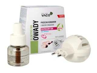 VACO VACO Elektrofumigator przeciw komarom i innym owadom Bezpieczny sen + Płyn 45ml 1op.