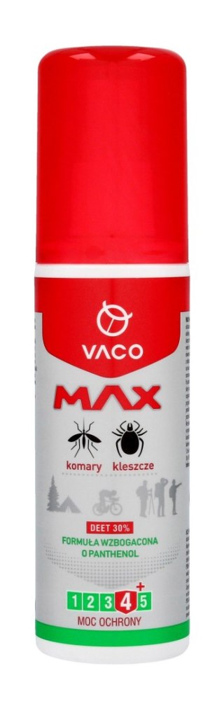 VACO VACO MAX Płyn na komary i kleszcze DEET 30% 80ml