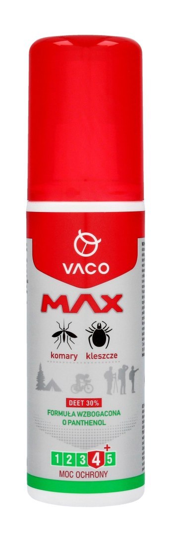 VACO VACO MAX Płyn na komary i kleszcze DEET 30% 80ml