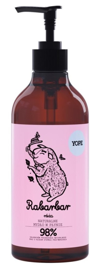YOPE YOPE Mydło w płynie RABARBAR i RÓŻA 500ml
