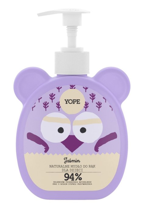 YOPE YOPE Naturalne Mydło do rąk dla dzieci - JAŚMIN 400ml