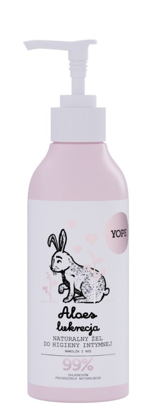 YOPE YOPE Naturalny Żel do higieny intymnej Aloes i Lukrecja 300ml
