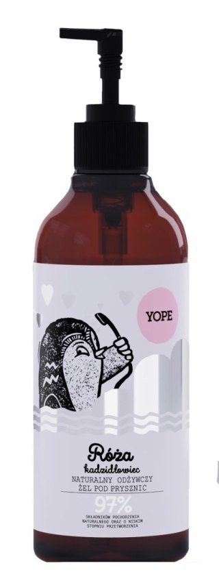 YOPE YOPE Żel pod prysznic RÓŻA I KADZIDŁOWIEC 400ml