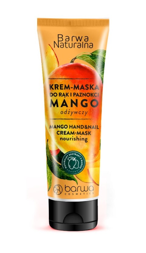 BARWA BARWA COSMETICS Barwa Naturalna Krem-Maska do rąk i paznokci Mango - odżywczy 100ml