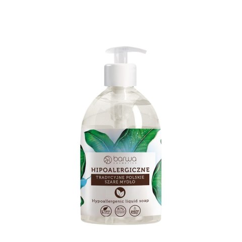 BARWA BARWA Hipoalergiczna Tradycyjne Polskie Szare Mydło w płynie - 500ml