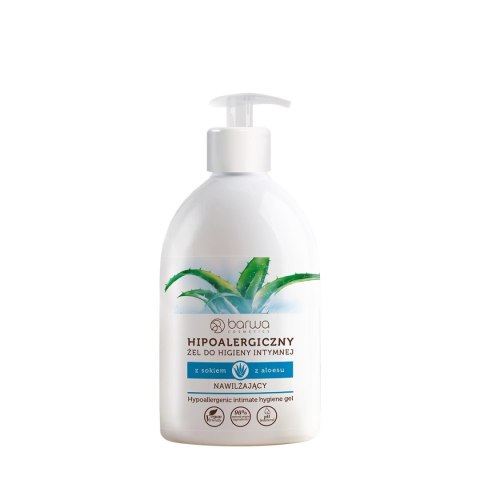 BARWA BARWA Hipoalergiczna Żel do higieny intymnej nawilżający - z sokiem z Aloesu 500ml