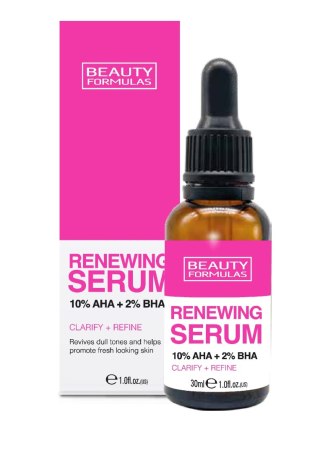 BEAUTY FORMULAS BEAUTY FORMULAS Odnawiające Serum do twarzy - 10% AHA+2% BHA 30ml