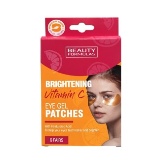 BEAUTY FORMULAS Beauty Formulas Brightening Vitamin C Żelowe Płatki pod oczy 1op.-6par