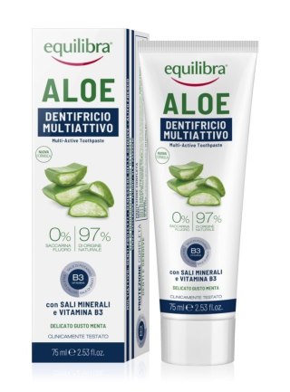 BEAUTY FORMULAS EQUILIBRA Aloe Pasta do zębów multi-aktywna 75 ml