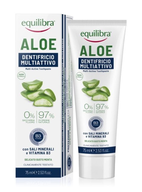 BEAUTY FORMULAS EQUILIBRA Aloe Pasta do zębów multi-aktywna 75 ml