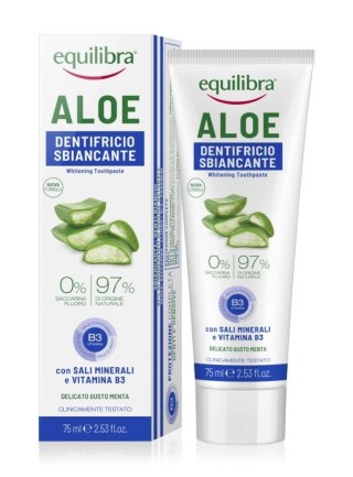 BEAUTY FORMULAS EQUILIBRA Aloe Pasta do zębów wybielająca 75 ml