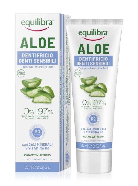 BEAUTY FORMULAS EQULIBRA ALOE Pasta do/zębów i dziąseł Sensitive