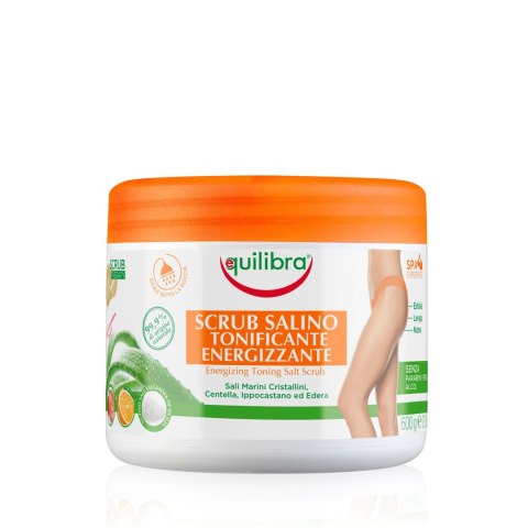 BEAUTY FORMULAS Equilibra Aloe Tonizująco-Energetyzujący Peeling solny 600g