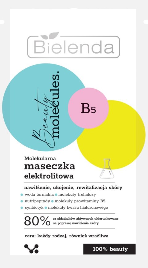BIELENDA BIELENDA BEAUTY MOLECULES Molekularna Maseczka elektrolitowa 8g