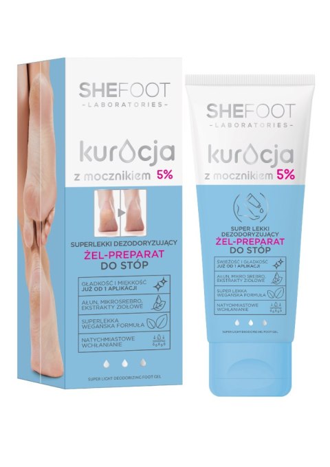 BODY BOOM / SHE SHEFOOT Kuracja z mocznikiem Żel d/stóp