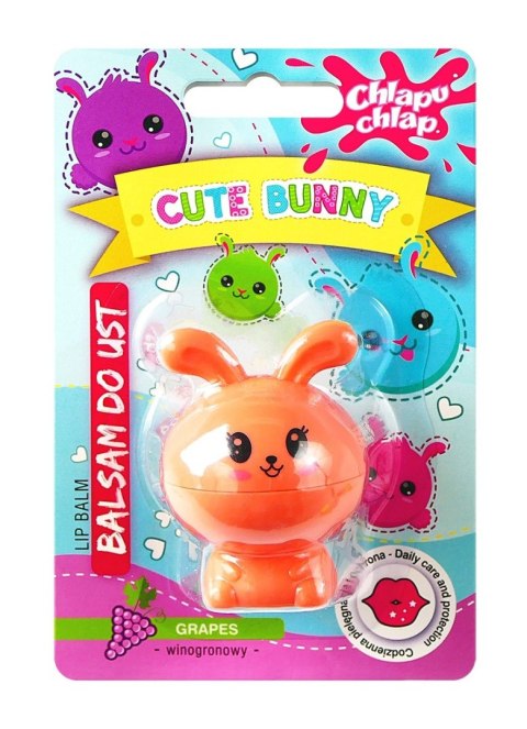 CHLAPU CHLAP CHLAPU CHLAP Balsam do ust Cute Bunny - winogrono 1szt