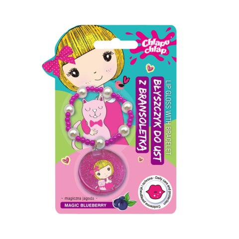 CHLAPU CHLAP CHLAPU CHLAP Błyszczyk do ust z bransoletką - Magiczna Jagoda 1szt
