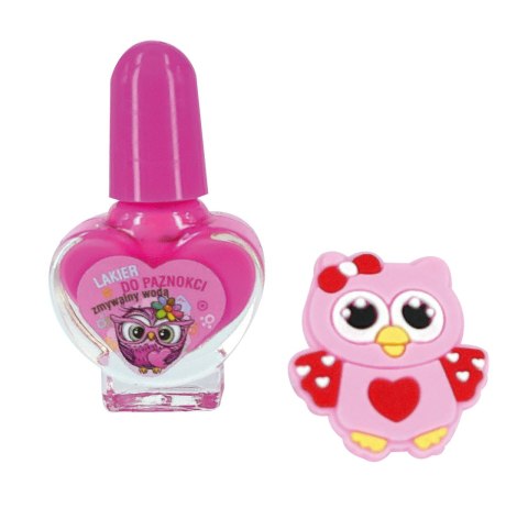 CHLAPU CHLAP CHLAPU CHLAP Lakier do paznokci zmywalny wodą (Serce) - różowy 5ml