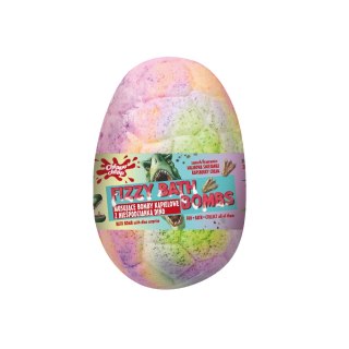 CHLAPU CHLAP CHLAPU CHLAP Musująca Bomba kąpielowa Jajo Dinozaura z niespodzianką - bąbelkowa oranżada 140g